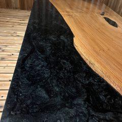 一枚板(レジン)新着情報（ケヤキ×ブラックスモーク）